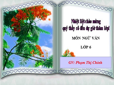 Bài giảng Ngữ văn Lớp 6 - Tiết 19: Văn bản Thạch Sanh - Phạm Thị Chính