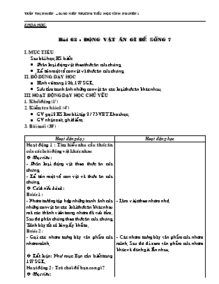 Giáo án Khoa học Lớp 4 - Tuần 32 - Trần Thị Nhiên