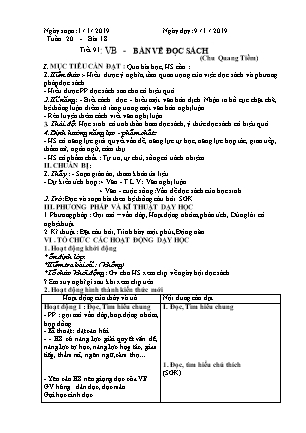 Giáo án Ngữ văn Lớp 9 - Chương trình học kì 2 (Bản đẹp)