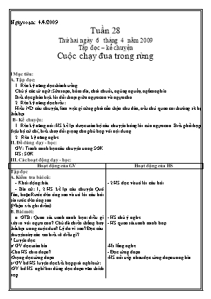 Giáo án Tổng hợp các môn Lớp 3 - Tuần 28