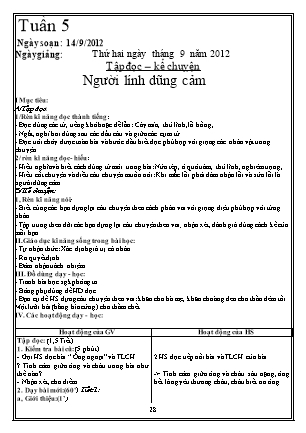 Giáo án Tổng hợp các môn Lớp 3 - Tuần 5