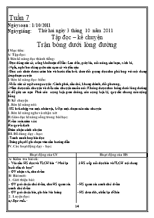 Giáo án Tổng hợp các môn Lớp 3 - Tuần 7