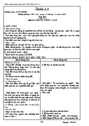 Giáo án Tổng hợp các môn Lớp 5 - Tuần 14 - Nguyễn Thị Vi