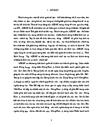 Tiểu luận ASEAN