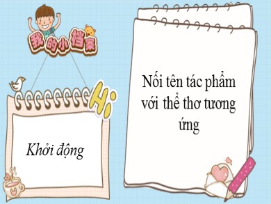 Bài giảng Ngữ văn Lớp 12 - Bài: Luật thơ