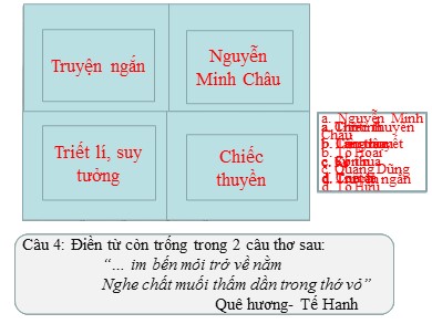 Bài giảng Ngữ văn Lớp 12 - Tiết 69: Văn bản Chiếc thuyền ngoài xa