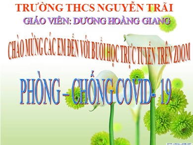 Bài giảng Ngữ văn Lớp 8 - Tiết 93: Chuyển đổi câu chủ động thành câu bị động - Dương Hoàng Giang