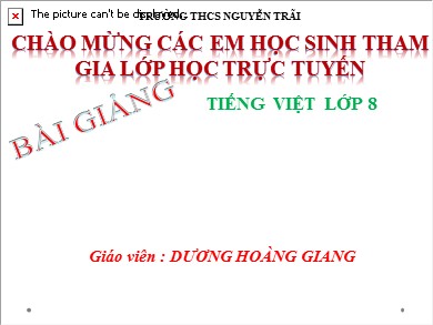 Bài giảng Ngữ văn Lớp 8 - Tiết 95: Hành động nói