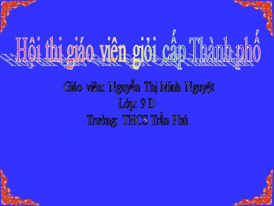 Bài giảng Ngữ văn Lớp 9 - Tiết 118: Cách làm bài nghị luận về tác phẩm truyện (hoặc đoạn trích)