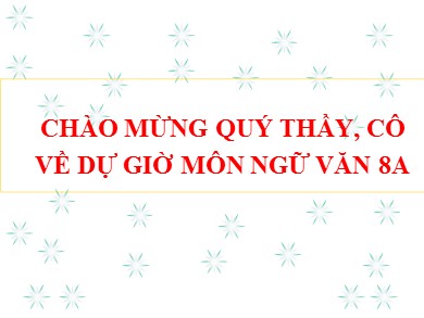 Bài giảng phát triển năng lực Ngữ văn Lớp 8 - Bài: Từ ngữ địa phương và biệt ngữ xã hội