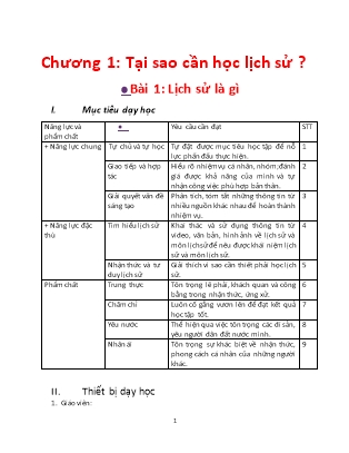 Giáo án Lịch sử Lớp 6 Sách Chân trời sáng tạo - Chương trình cả năm