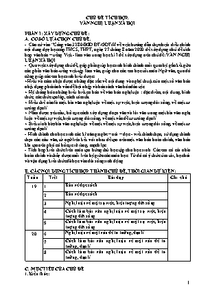 Giáo án Ngữ văn Lớp 9 - Chương trình học kì 2 (Chuẩn kĩ năng)