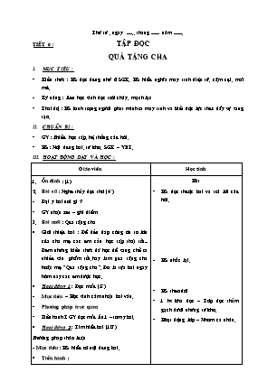 Giáo án Tổng hợp các môn Lớp 4 - Tuần 4