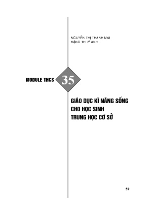 Module THCS - Số 35: Giáo dục kĩ năng sống cho học sinh THCS