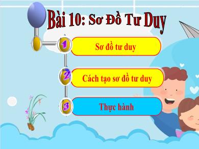 Bài gảng Tin học Lớp 6 Sách Kết nối tri thức - Bài 10: Sơ đồ tư duy - Trường THCS Lương Thế Vinh