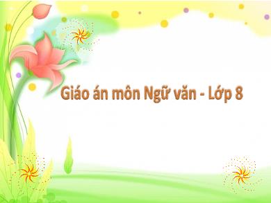 Bài giảng Ngữ văn Lớp 8 - Tiết 3+4: Văn bản "Trong lòng mẹ" - Trường THCS Lương Thế Vinh