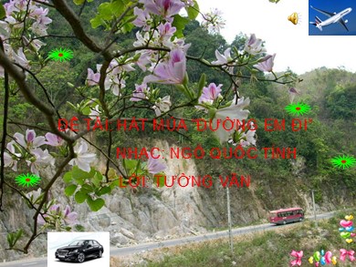 Bài giảng Mầm non Lớp Mầm - Đề tài: Hát múa Đường em đi (Trường MN Chu Minh)
