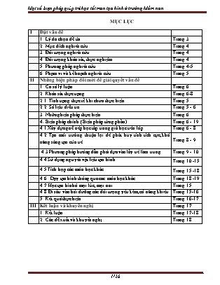 SKKN Một số biện pháp để giúp trẻ học tốt môn tạo hình, lứa tuổi mẫu giáo 4-5 tuổi
