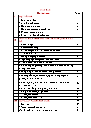 SKKN Một số biện pháp nâng cao chất lượng hoạt động nhận biết cho trẻ 24 - 36 tháng ở tại nhà (Trường MN Chu Minh - Năm học 2021-2022)