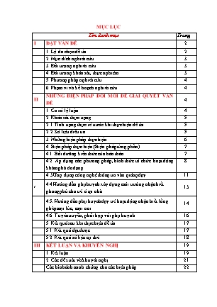 SKKN Một số biện pháp nâng cao chất lượng hoạt động nhận biết cho trẻ 24 - 36 tháng ở tại nhà